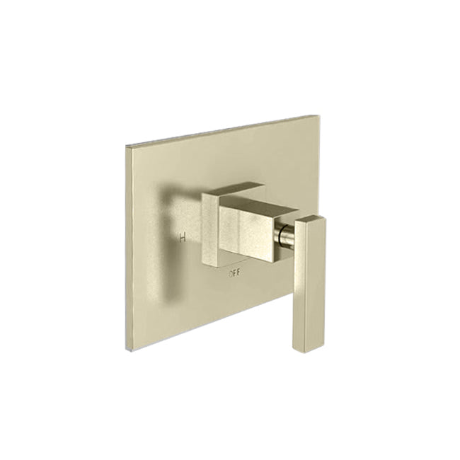 4-2044BP/04 - Balanced Pressure Shower Trim Plate with Handle - Satin Brass PVD