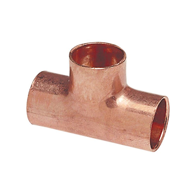 1" x 1" x 1/2" Tee C x C x C - Wrot Copper, 611