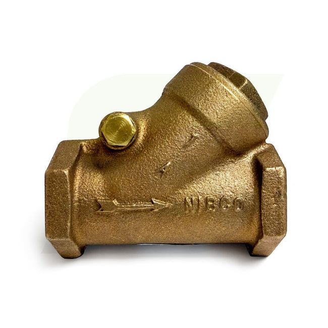 NL74006 - T-413-Y - Bronze Swing Check Valve - PTFE Seat - Threaded