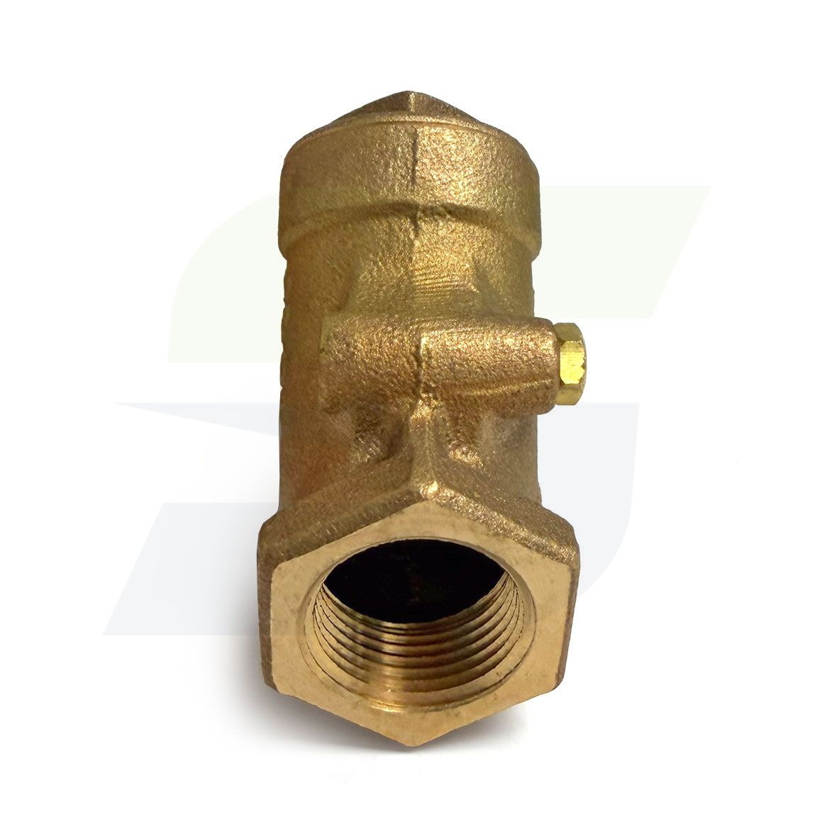 Nibco NL74006 T-413-Y Bronze Swing Check Valve PTFE Seat Threaded