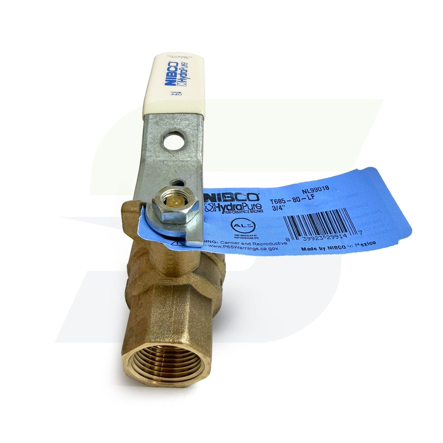 NL99018 - 3/4" Threaded Lead-Free Bronze Ball Valve - T-685-80