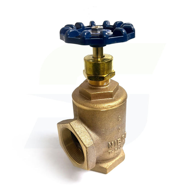 NL4BA0D - Screwed Angle Valve - 2", Bronze