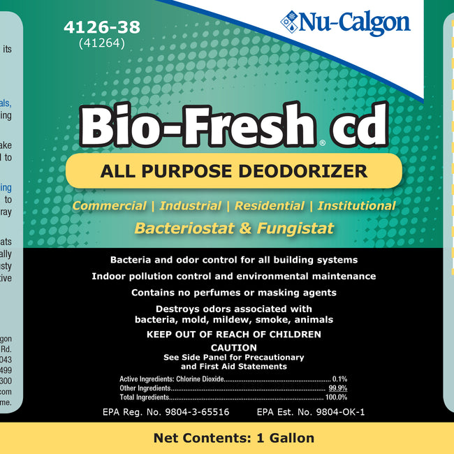 4126-38 - Bio-Fresh cd All Purpose Deodorizer - 1 Gallon