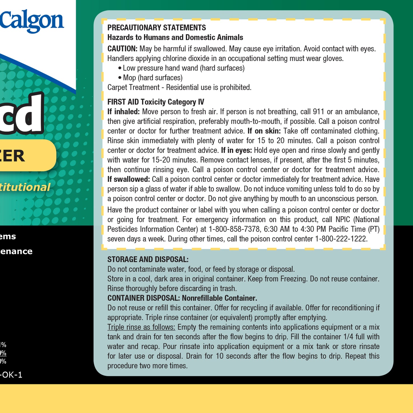 4126-38 - Bio-Fresh cd All Purpose Deodorizer - 1 Gallon