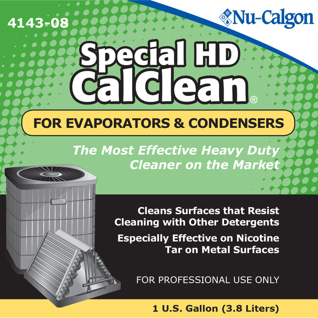 4143-08 - Heavy Duty CalClean Evaporator & Condenser Cleaner - 1 Gallon