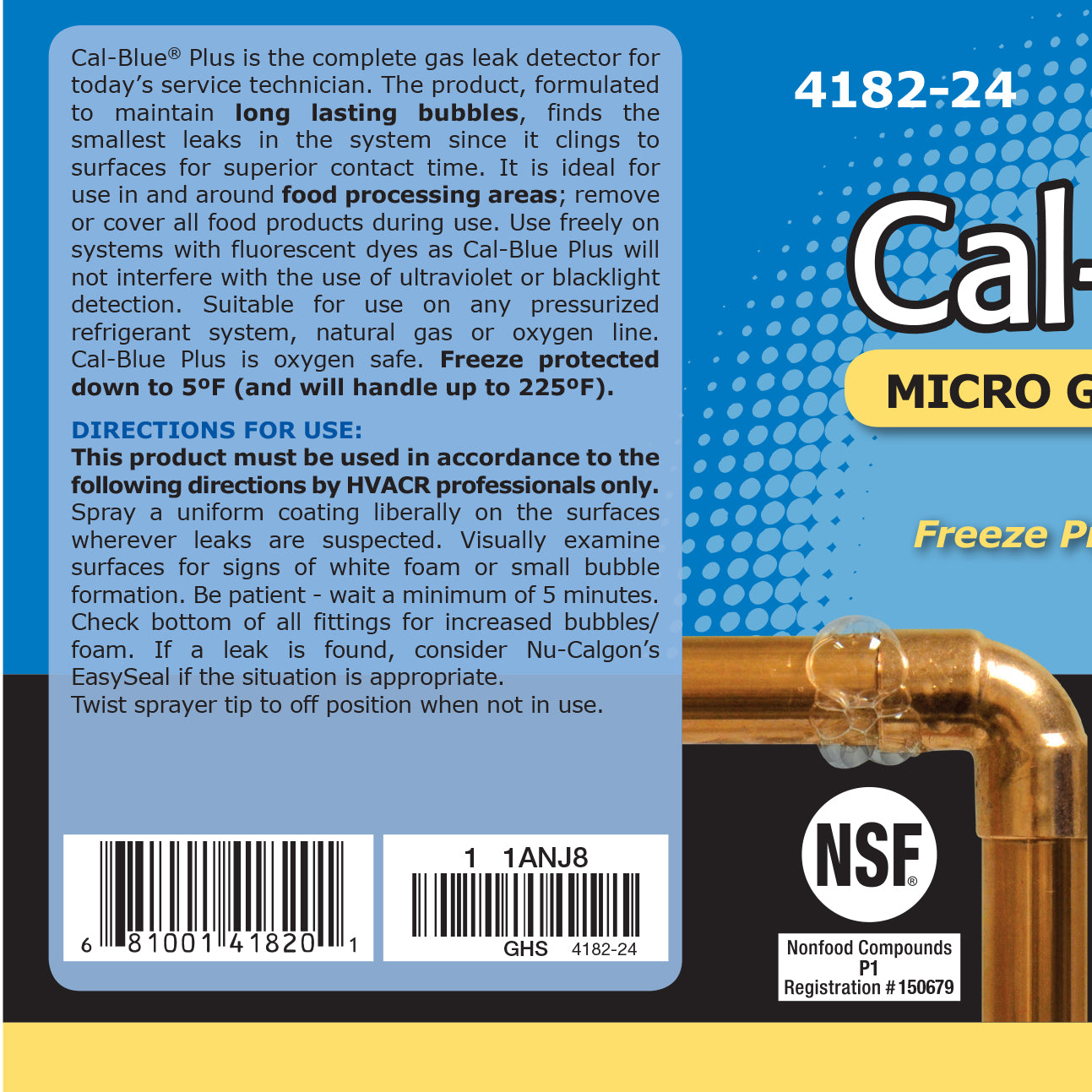 4182-24 - Cal-Blue Plus Micro Gas Leak Detector - 1 Quart