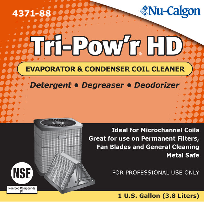 4371-88 - Tri-Pow'r HD Evaporator & Condenser Coil Cleaner - 1 Gallon