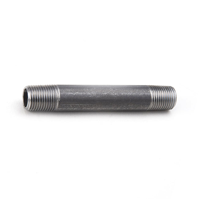 NXBS00112 - Schedule 80 Black Seamless Steel Pipe Nipple - 1/8" X 1-1/2"