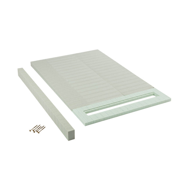 SLPAN32 - QuickDrain ShowerLine Pre-sloped Shower Pan - 32" x 64"