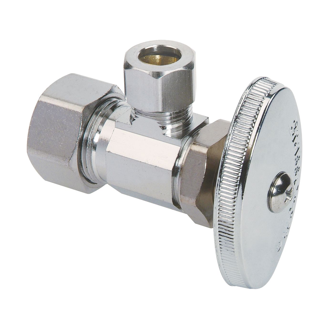 OCR19X C - 1/2" Nom Comp x 3/8" O.D. Comp, Chrome Plated