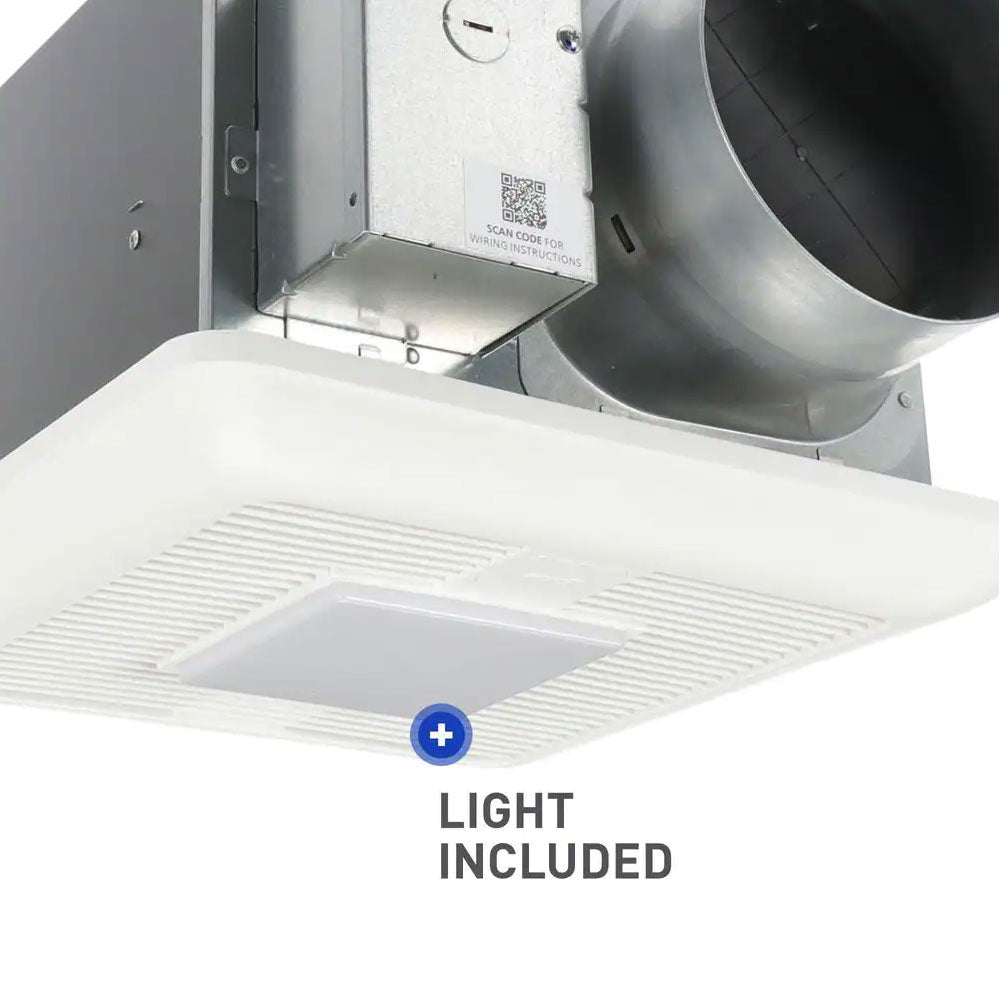 FV-1115VKL2 - WhisperGreen Select Ventilation Fan with Light - 0.8 Sones -  110-130-150 CFM