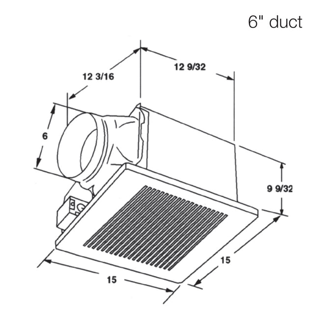 Panasonic FV-20VQ3 - WhisperCeiling Spot Ventilation Fan, 190 CFM
