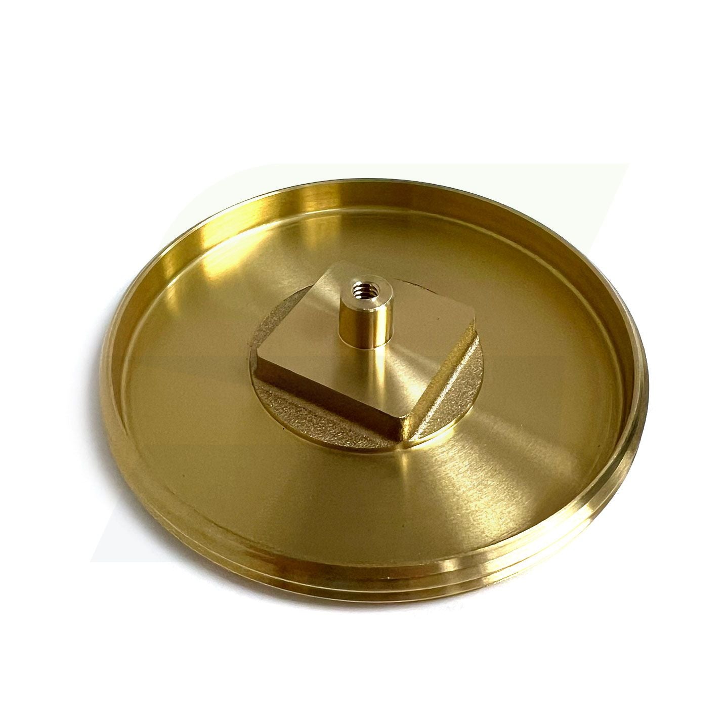 1857-T - Brass Countersunk Tapped Southern Code Cleanout Plug - 4"