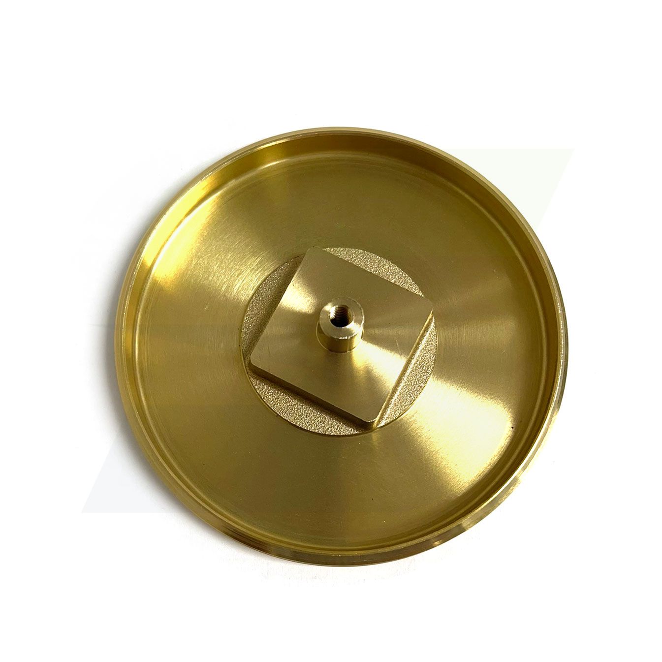 1857-T - Brass Countersunk Tapped Southern Code Cleanout Plug - 4"