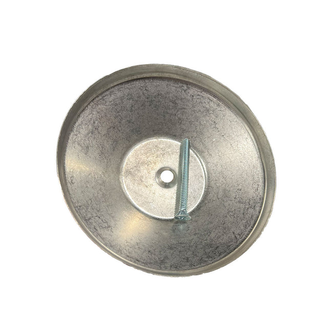 1796-SS - Domed Stainless Steel Cleanout Plate - 4"