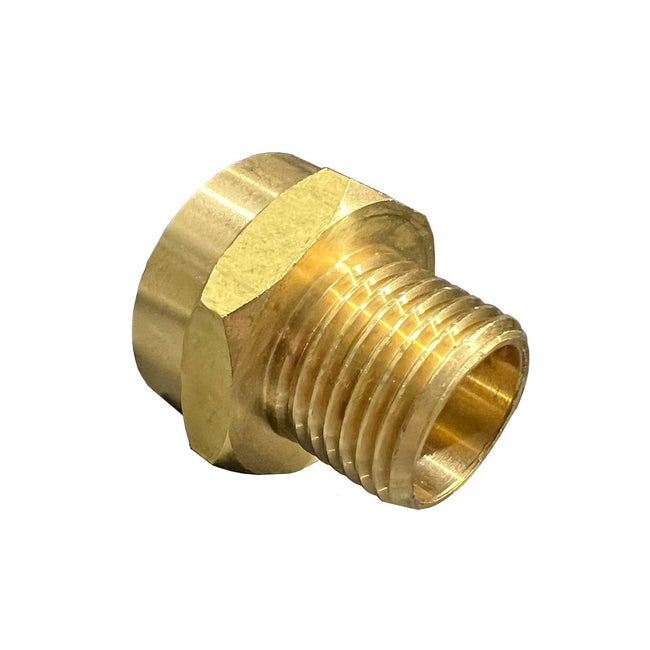 2144 - Brass Adapter - 3/4" Female Hose Thread x 1/2" MPT