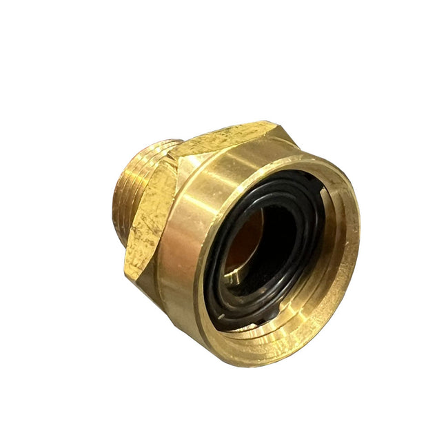 2144 - Brass Adapter - 3/4" Female Hose Thread x 1/2" MPT