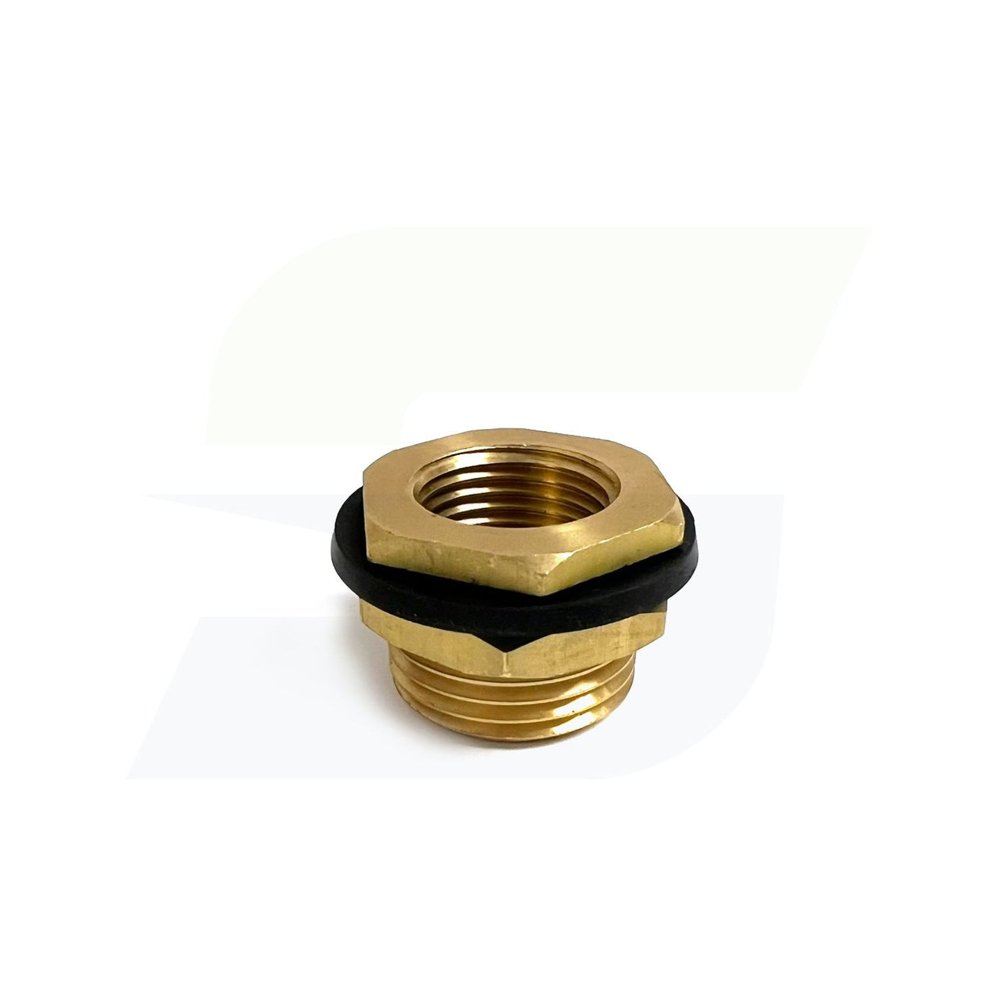 2145 - Brass Hose to Pipe Adapter - Evaporative Cooler Drain - 3/4" MHT x 1/2" FPT