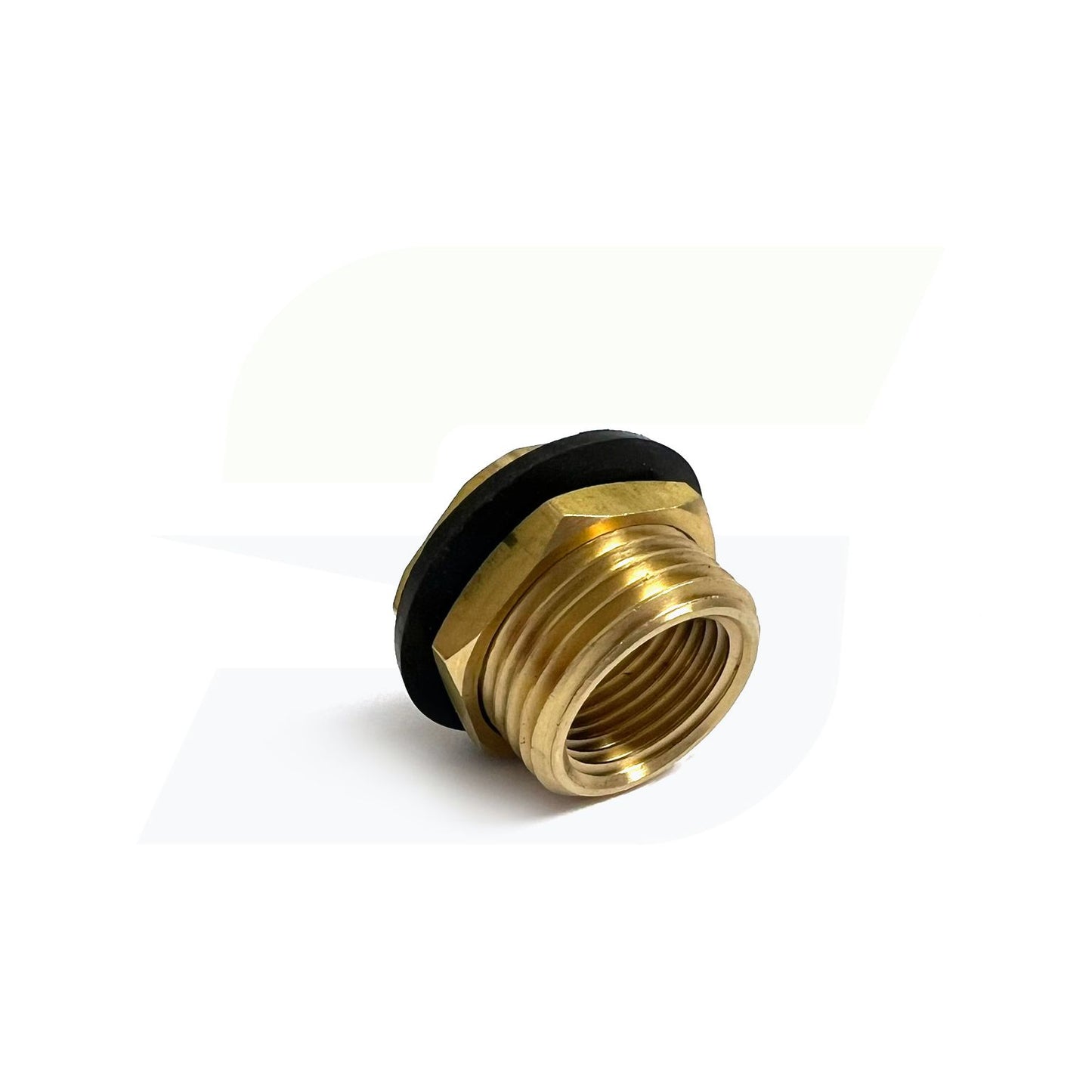 2145 - Brass Hose to Pipe Adapter - Evaporative Cooler Drain - 3/4" MHT x 1/2" FPT