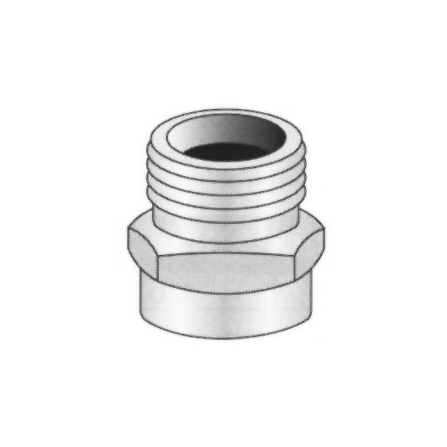 2146 - Brass Hose to Pipe Adapter - Male Hose to Female Pipe - 3/4" MHT x 3/4" FPT