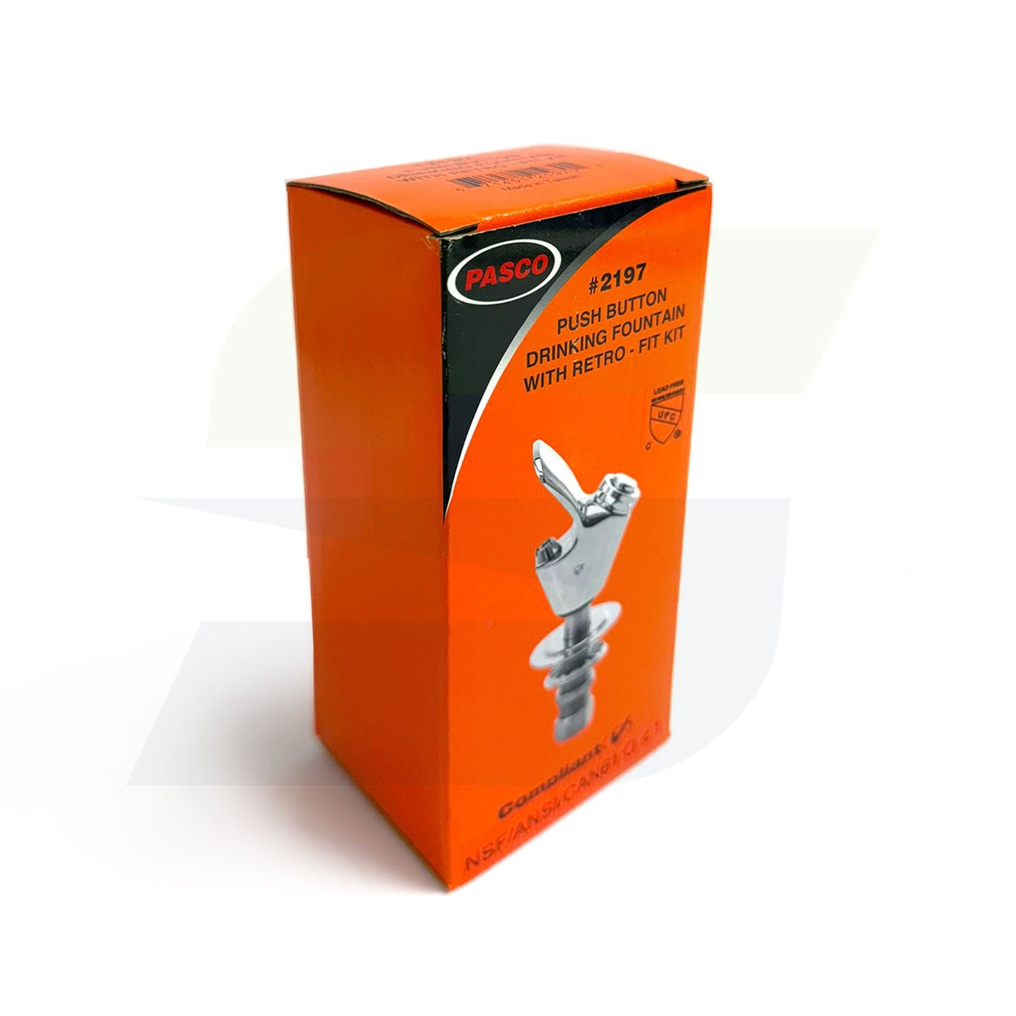2197 - Push Button Drinking Fountain Retro Fit Kit - Chrome