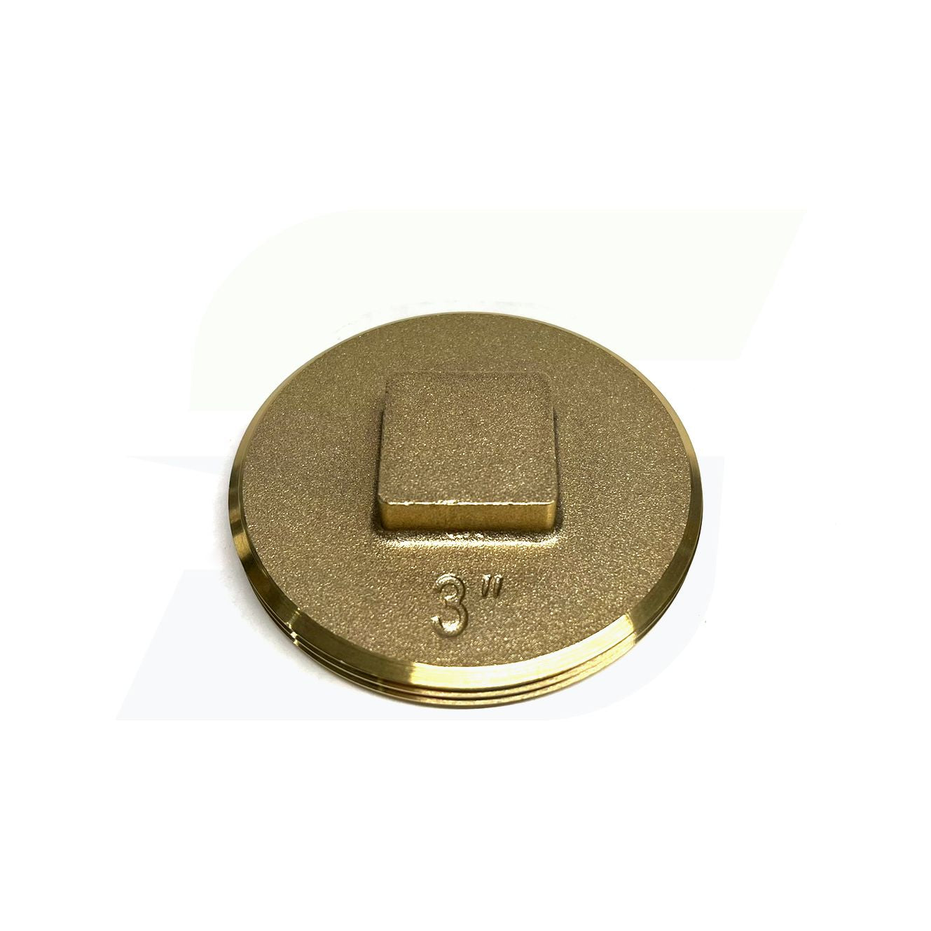 Brass Raised Head Southern Code Cleanout Plug