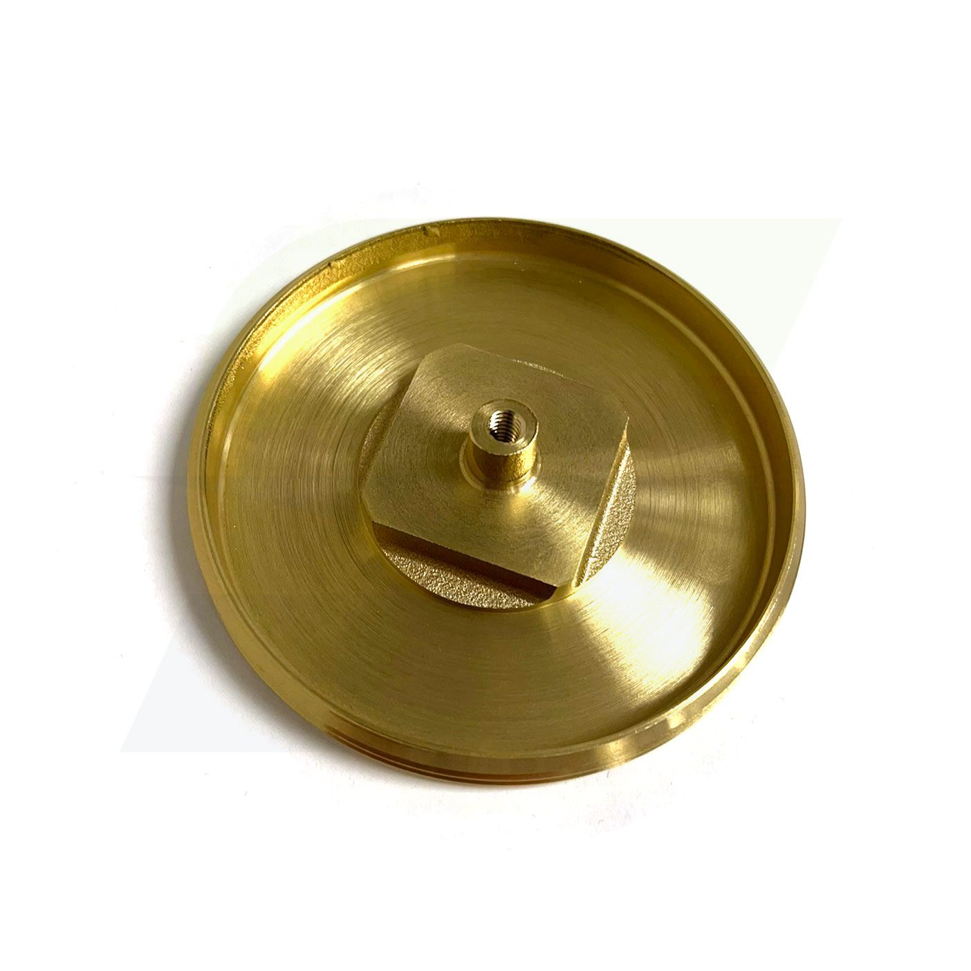 1856-T - Brass Countersunk Tapped Southern Code Cleanout Plug - 3-1/2"