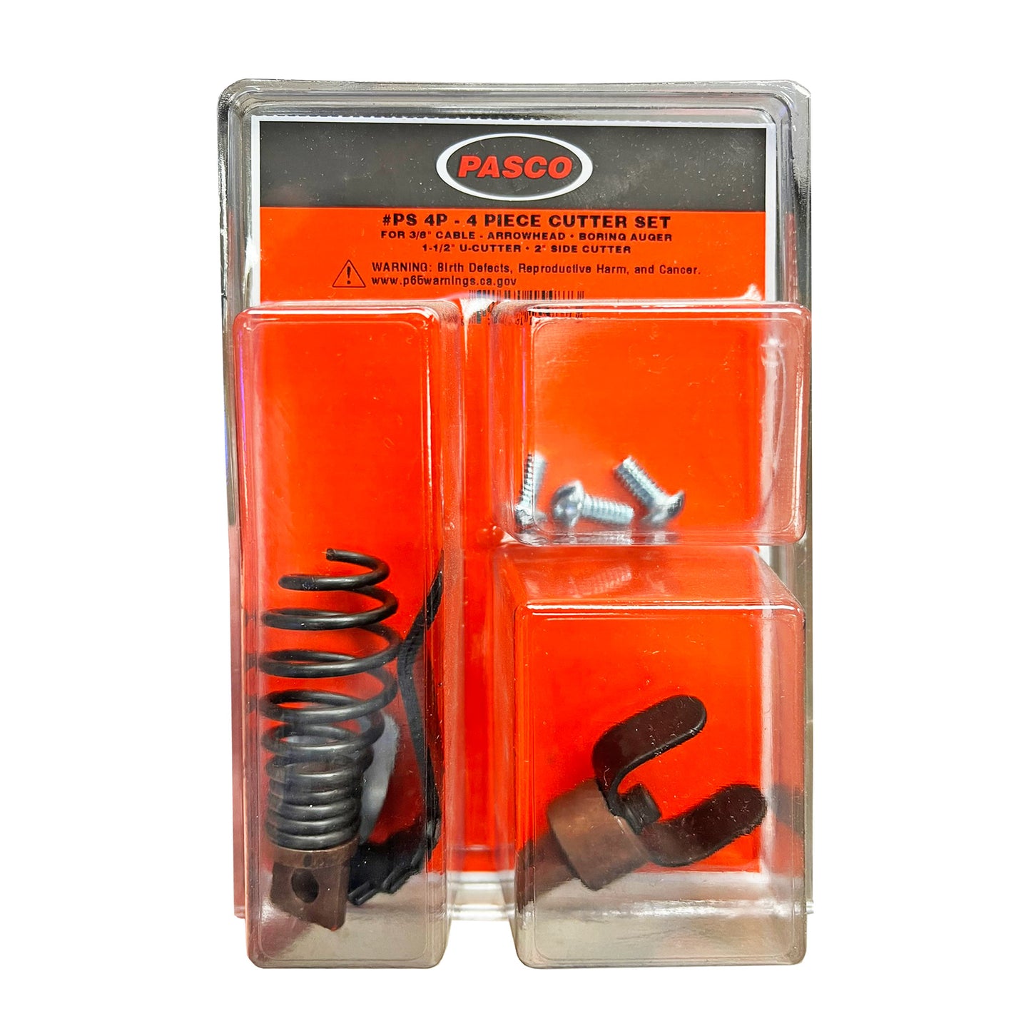 PS 4P - 4 Piece Toolset -  3/8" Cables