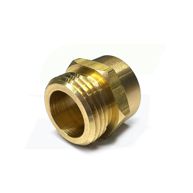 2146 - Brass Hose to Pipe Adapter - Male Hose to Female Pipe - 3/4" MHT x 3/4" FPT
