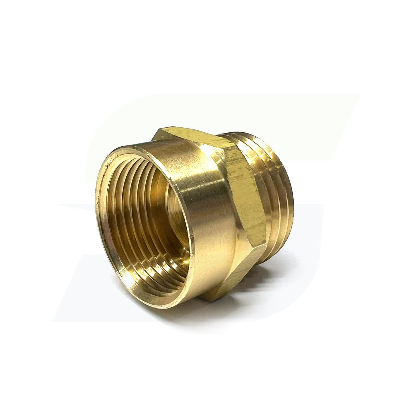 2146 - Brass Hose to Pipe Adapter - Male Hose to Female Pipe - 3/4" MHT x 3/4" FPT