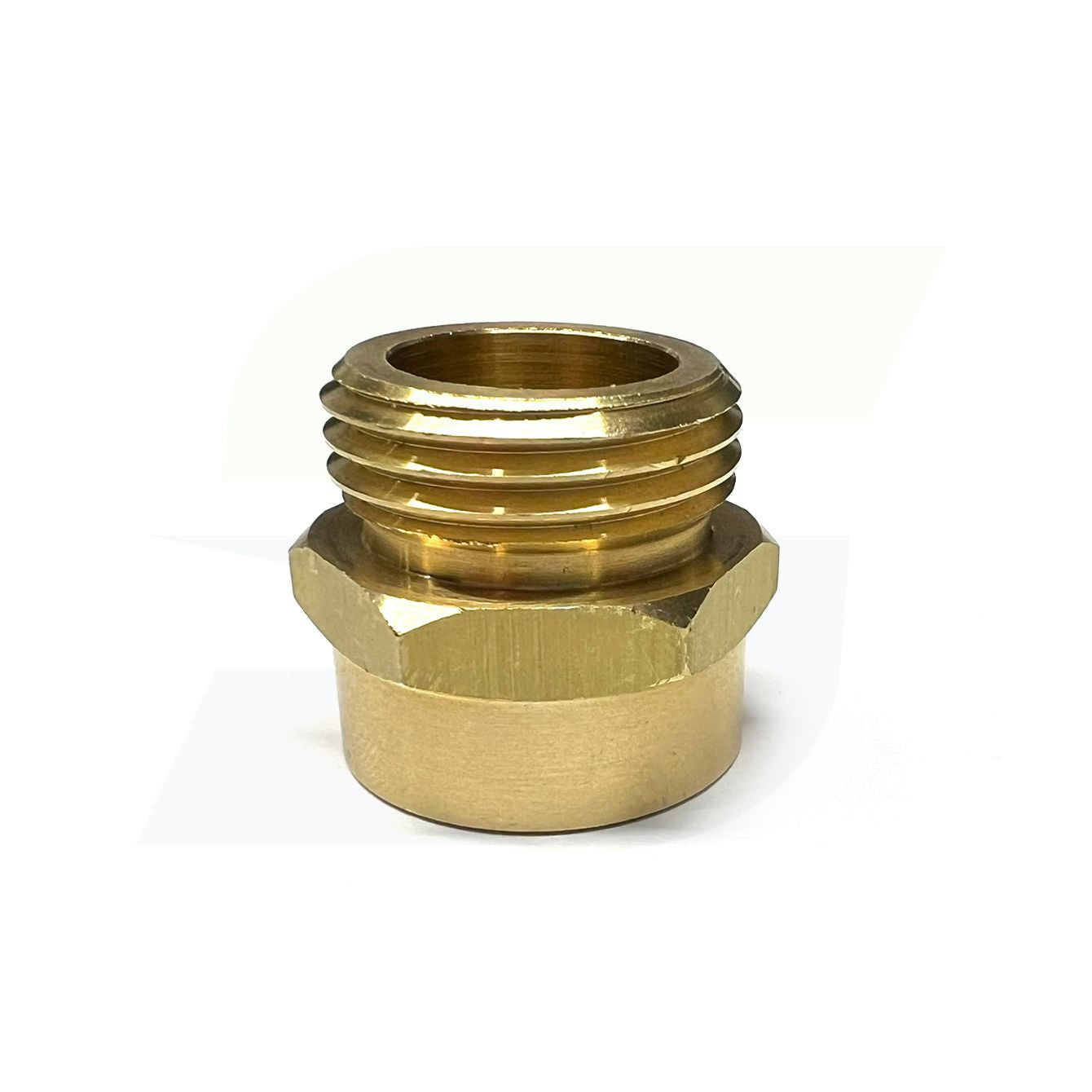 2146 - Brass Hose to Pipe Adapter - Male Hose to Female Pipe - 3/4" MHT x 3/4" FPT