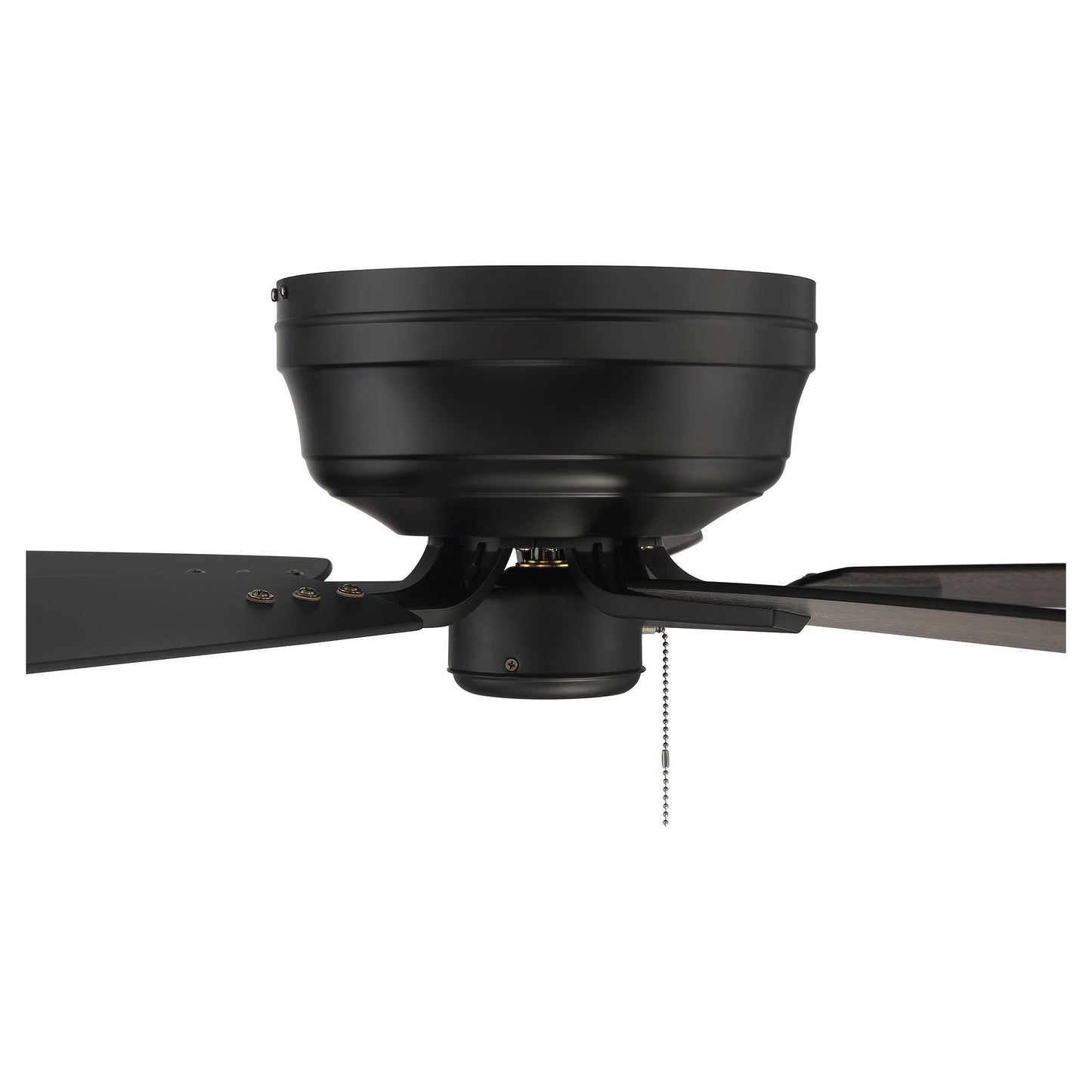 PPH52FB5 - Pro Plus Hugger 52" 5 Blade Ceiling Fan - Pull Chain - Flat Black