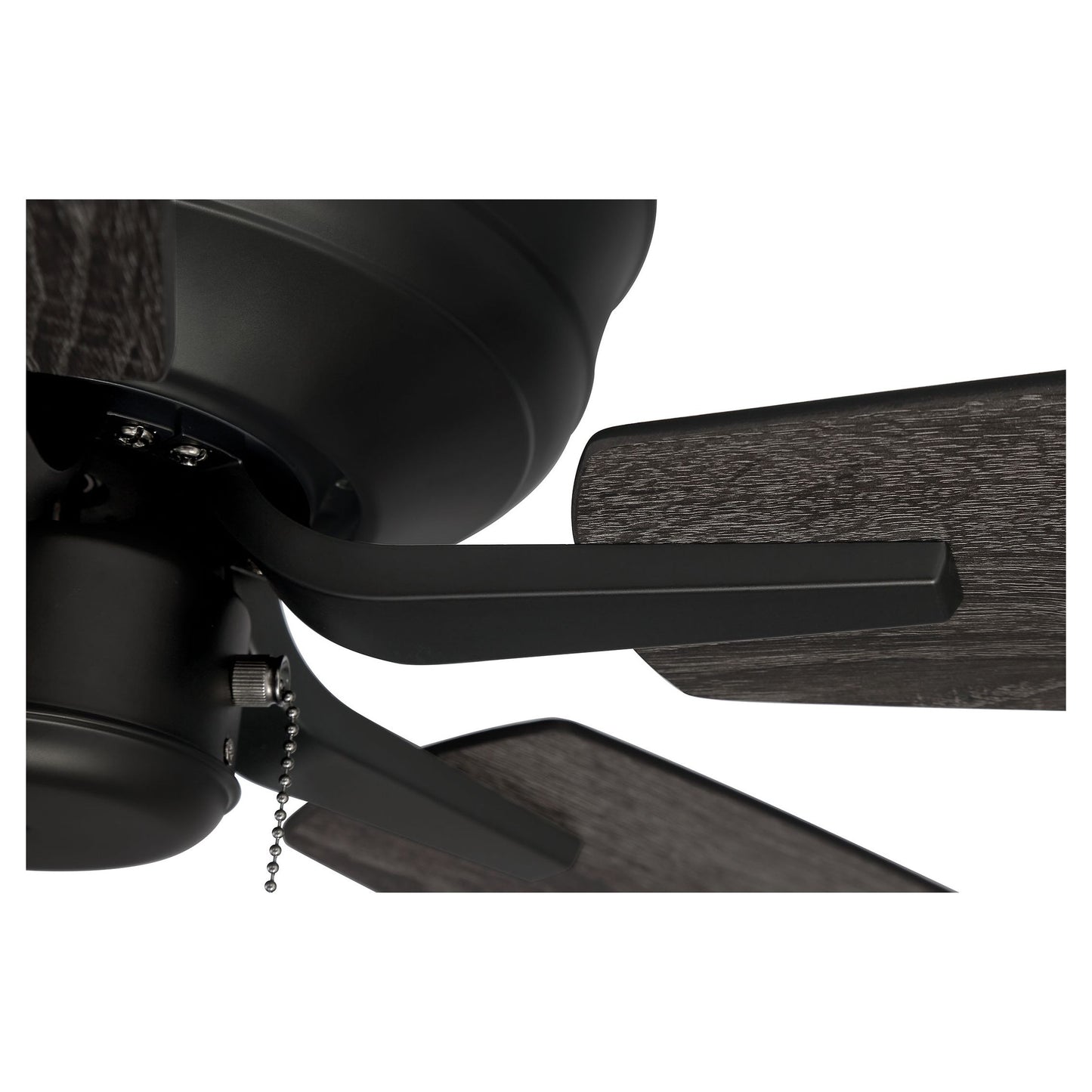 PPH52FB5 - Pro Plus Hugger 52" 5 Blade Ceiling Fan - Pull Chain - Flat Black