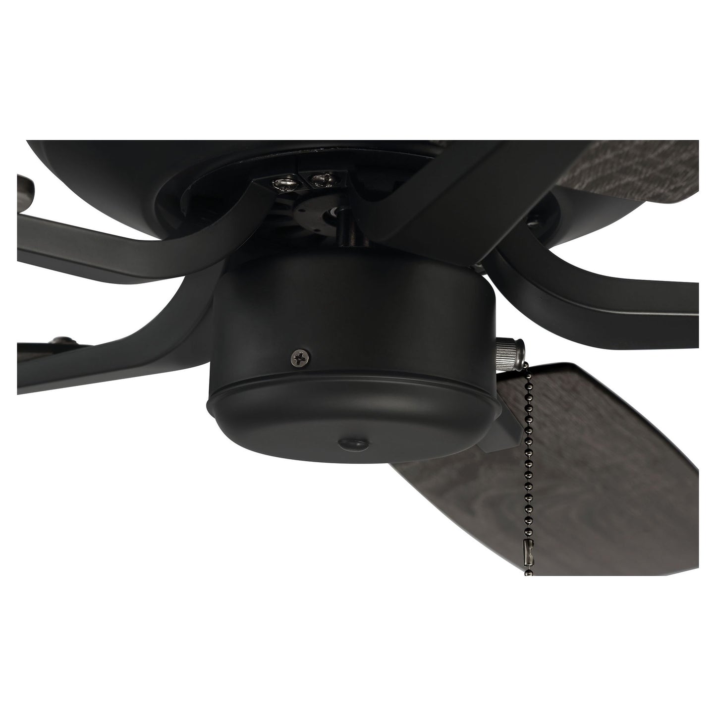 PPH52FB5 - Pro Plus Hugger 52" 5 Blade Ceiling Fan - Pull Chain - Flat Black