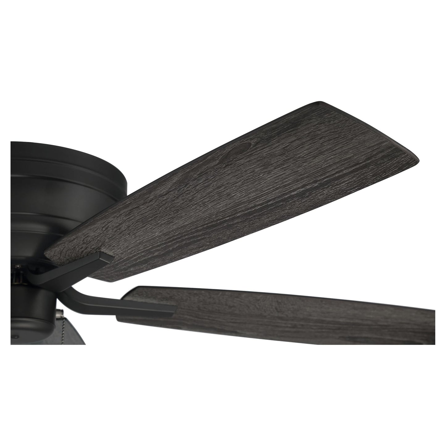 PPH52FB5 - Pro Plus Hugger 52" 5 Blade Ceiling Fan - Pull Chain - Flat Black
