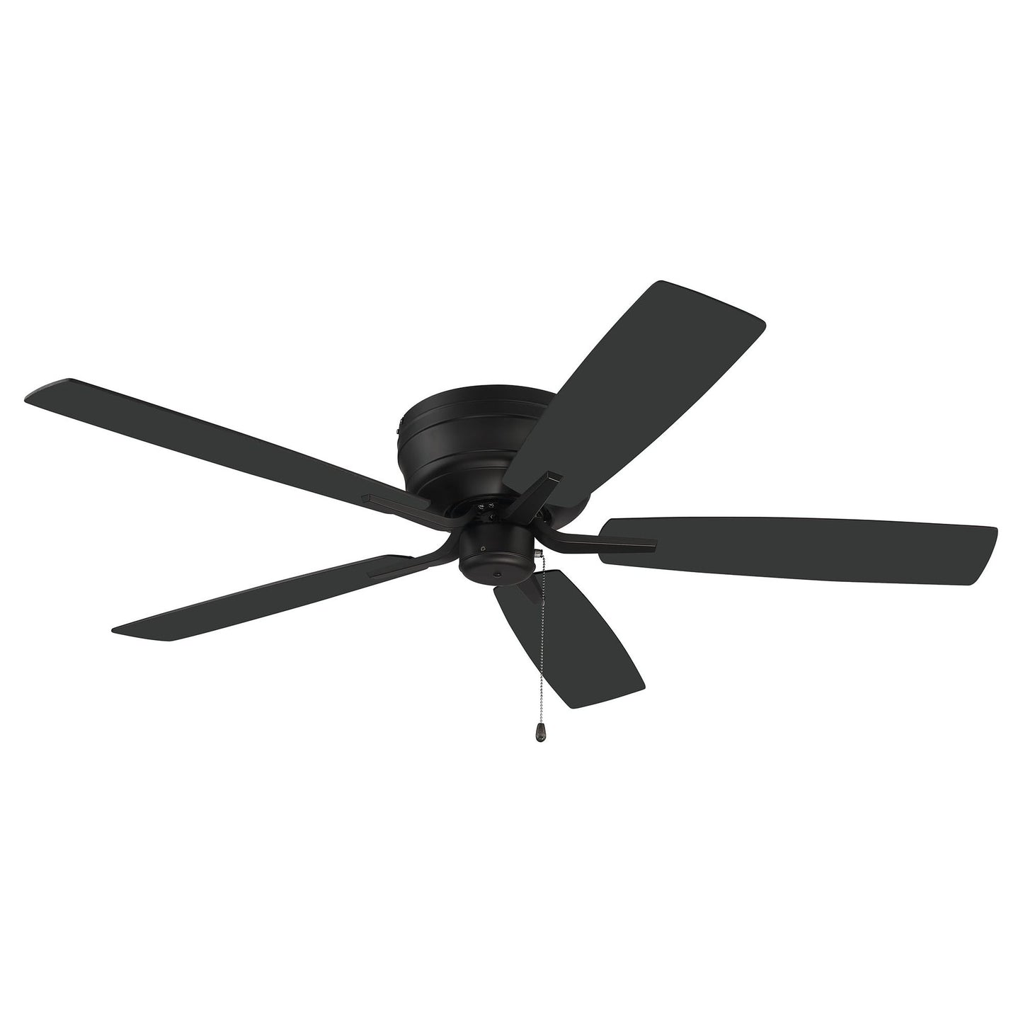 PPH52FB5 - Pro Plus Hugger 52" 5 Blade Ceiling Fan - Pull Chain - Flat Black