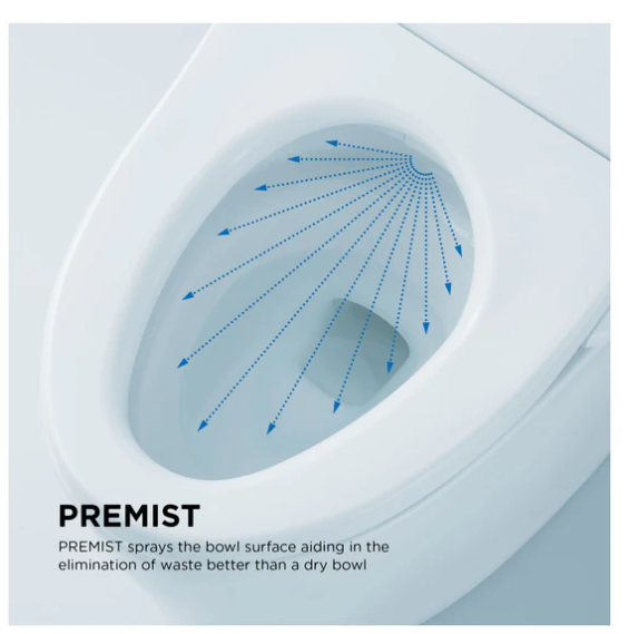 Toto MW4364726CEMFGNA#01 - Aquia IV Cube - WASHLET+ S7 Two-Piece Toilet - 1.28 GPF & 0.9 GPF
