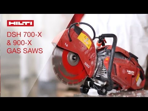 introduction video for hilti's gas cut-off saw