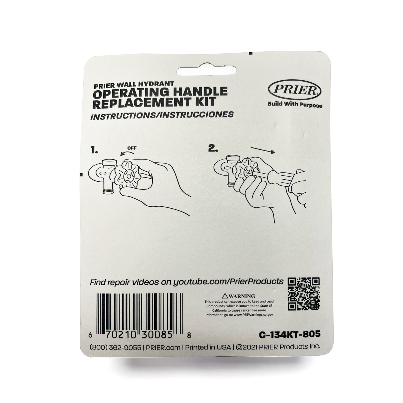 C-134KT-805 - Replacement Handle and Screw Kit for C-134/144/154