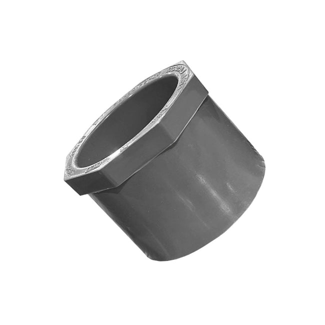 837-292 - PVC Pipe Fitting, Bushing, Schedule 80, 2-1/2" Spigot x 2" Socket