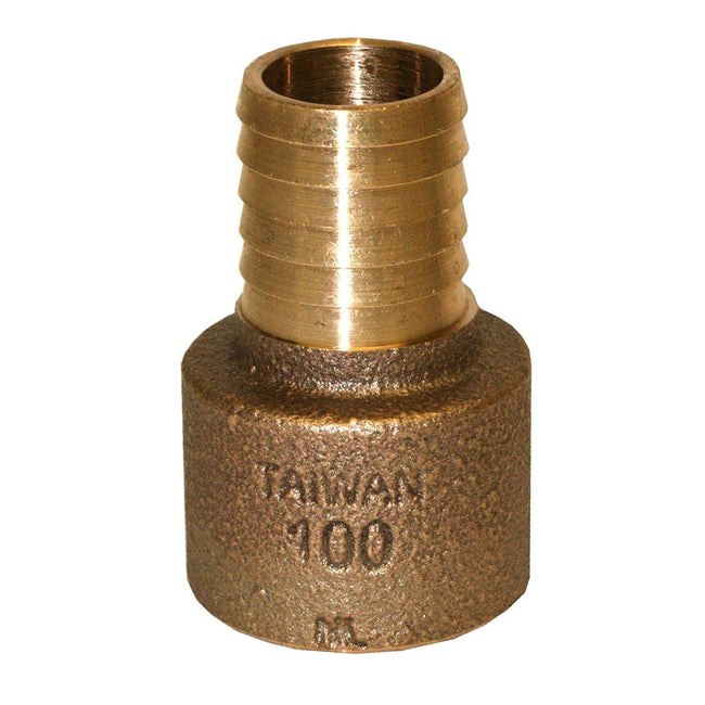 Merrill Mfg RBFANL100 - 1" No-Lead Bronze Female Adapter