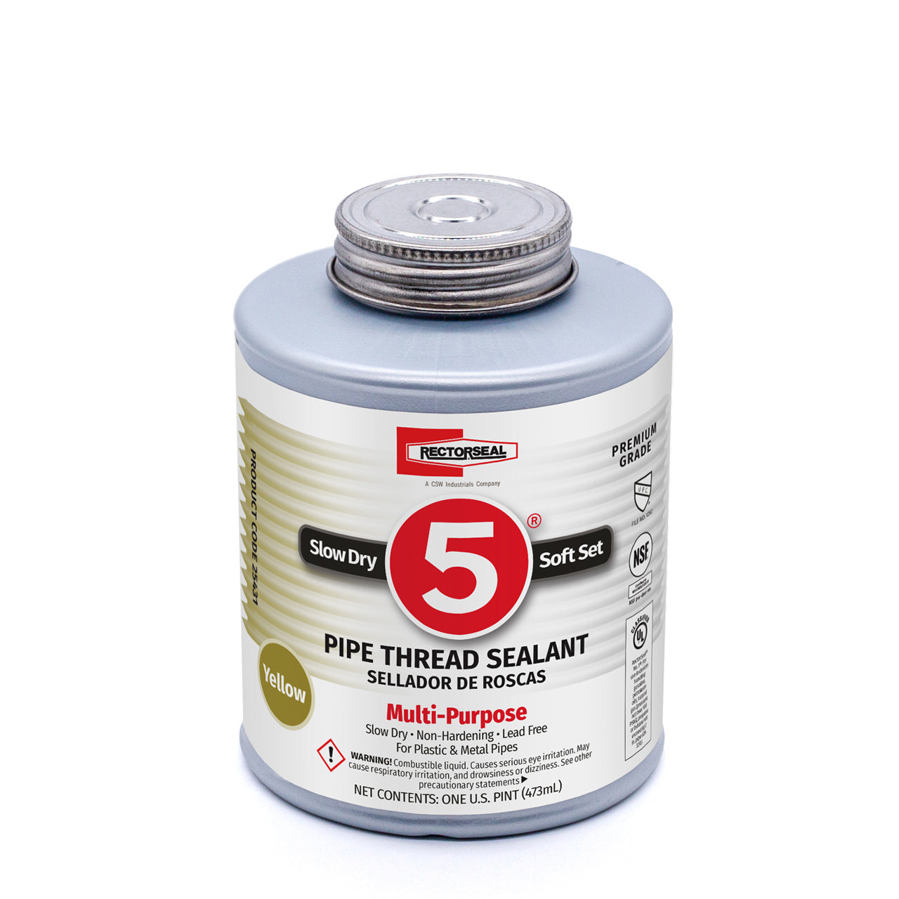 Rectorseal 25431 - No. 5 Pipe Thread Sealant - 1 Pint