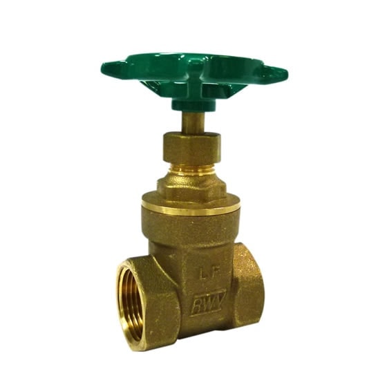 Red-White Valve 267AB - Lead Free Brass Gate Valve, FNPT x FNPT, 3/4"