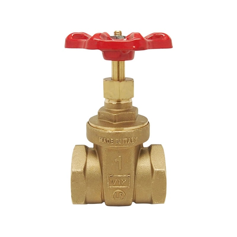 Red-White Valve 206AB - Lead Free Brass Gate Valve Threaded, FNPT x FNPT, 1-1/4"