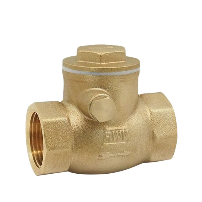 246AB - Lead Free Brass Swing Check Valve - 200 WOG - Threaded