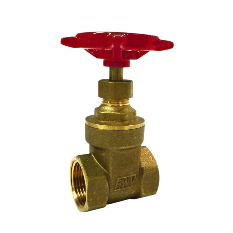 Red-White Valve 267 - Cast Brass Gate Valve, FNPT x FNPT, 2-1/2"