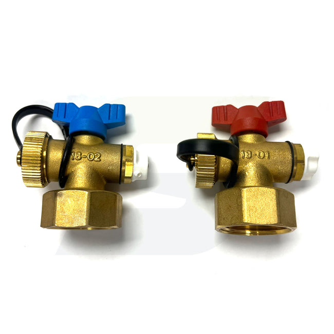 250226 - 1" BSPP Air Vent/Boiler Drain Combination Set w/ Gaskets