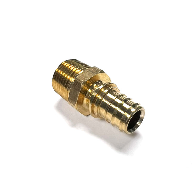 317171-001 - 1/2" x 1/2" MPT EVERLOC+ LF Brass Adapter