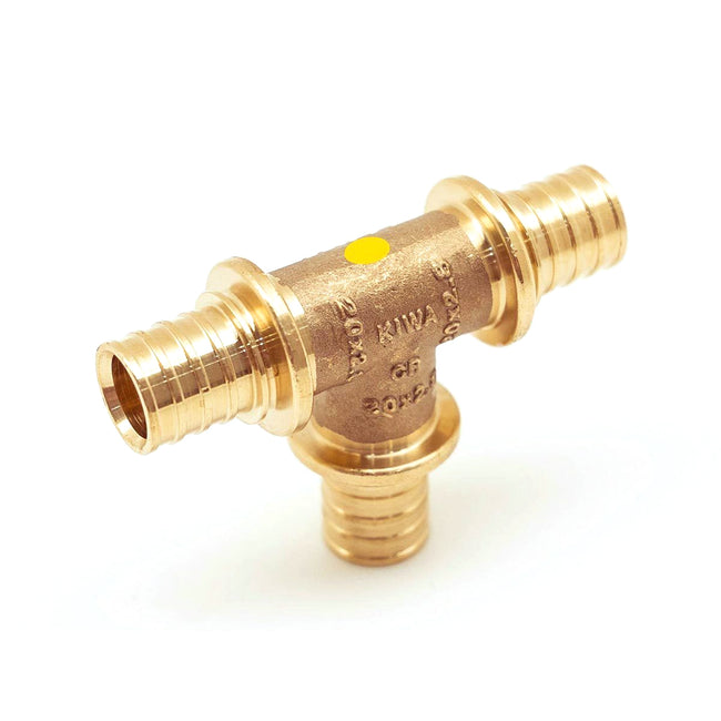 317150-001 - 2" x 2" x 1-1/4" EVERLOC+ LF Brass Tee