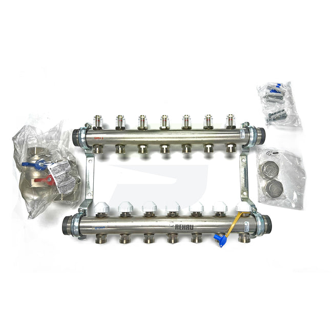 343378-001 - PRO-BALANCE 1-1/4" Stainless Steel Manifold With Gauges - 7 Outlet